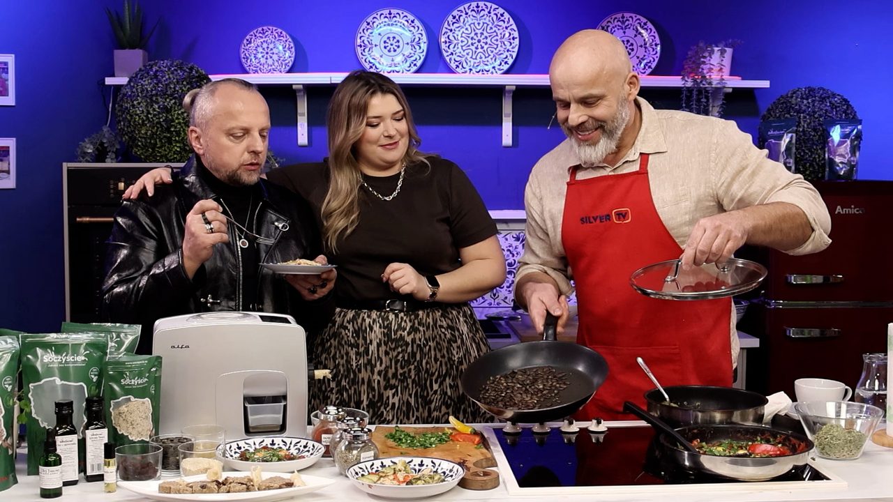 Program kulinarny Silver TV — gotowanie na żywo w studiu